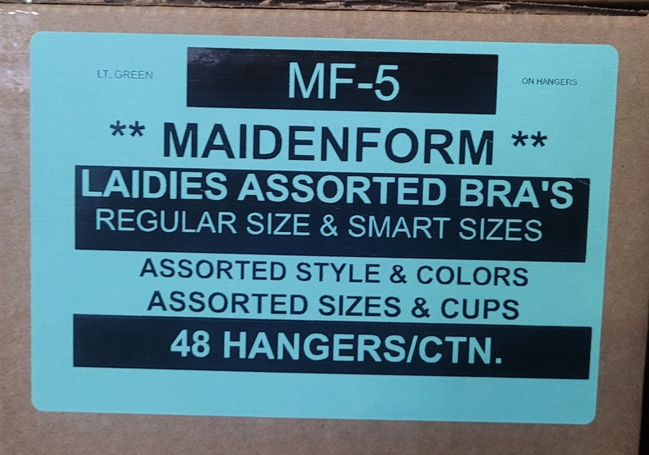 Maidenform Ladies Assorted Bras Style MF-5