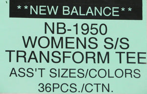NEW BALANCE WOMENS S/S TRANSFORM TEE Style NB-1950