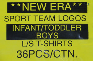 NEW ERA SPORT TEAM LOGOS INFANT/TODDLER BOYS L/S T-SHIRTS Style NEW ERA INFANT/TODDLER BOYS L/S T-SHIRTS
