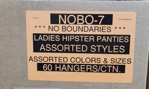 NO BOUNDARIES LADIES HIPSTER ASSORTED STYLE NOBO-7