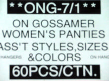 ON GOSSAMER WOMEN'S PANTIES Style ONG-7/1