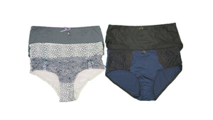 PARAMOUR PANTIES PLUS SIZES #P5237/5155 HIPSTERS/BRIEFS 2 ON A HANGER