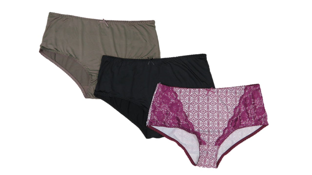 PARAMOUR PLUS SIZE HIPSTER #P5168S 3 ON A HANGER STYLE PARA-7/3