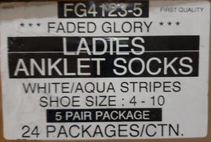 Ladies Ankle Socks Style FG4123-5