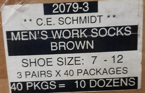 Renfro Men's Work Socks Style 2079-3