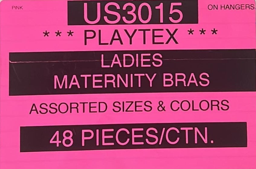 PLAYTEX LADIES MATERNITY BRA STYLE US3015