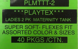 PLAYTEX 2PK LADIES MATERNITY TANK STYLE PLMTTT-2