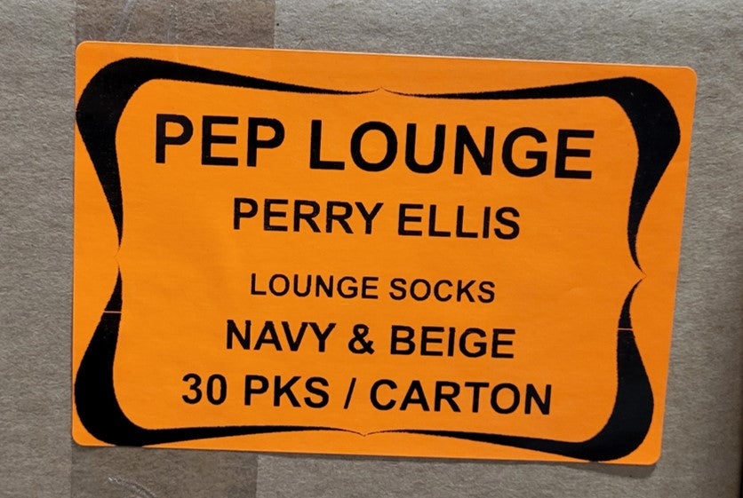 PERRY ELLIS LOUNGE SOCKS STYLE PEP LOUNGE