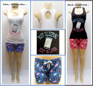 Emme Jordan Ladies 2pc Tank/Short PJ Set 3451S