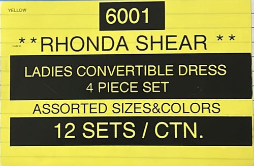 RHONDA SHEAR LADIES CONVERTIBLE DRESS 4 PIECE SET STYLE 6001