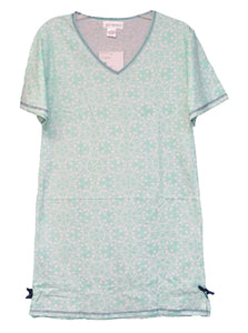 Sag Harbor Sleepwear Printed Sleepshirt 100% Cotton Style N93085