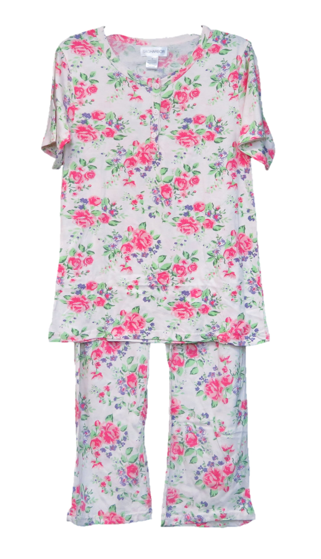 Sag Harbor Sleepwear Pj Sets 100% Cotton Style N98104