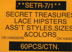 SECRET TREASURES LACE HIPSTERS Style SETR-7/1