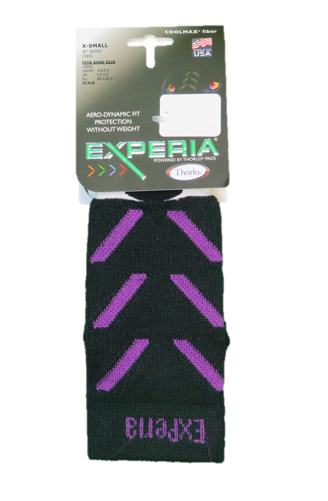 Thorlo Experia Crew Jet Berry Style XCCU9072