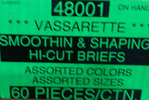 Vassarette Smoothin & Shaping Hi-Cut Briefs Style 48001 – Atlantic Wholesale