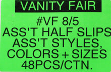 VANITY FAIR ASSORTED HALF SLIPS Style VF 8/5
