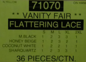 Vanity Fair Flattering Lace Bra Style 71070