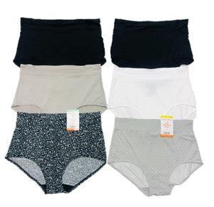 WARNERS 3 PACK LADIES NO MUFFIN TOP BRIEF STYLE RS10430-3